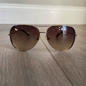 Michael Kors Brown/Gold Sunglasses